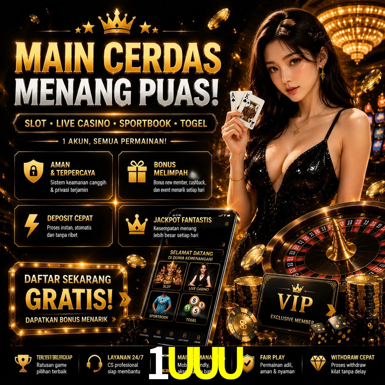 Slots no app 1UUU mobile